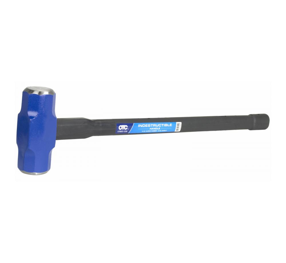 12 lb., 30 in. Double Face Sledge Hammer, Indestructible Handle
