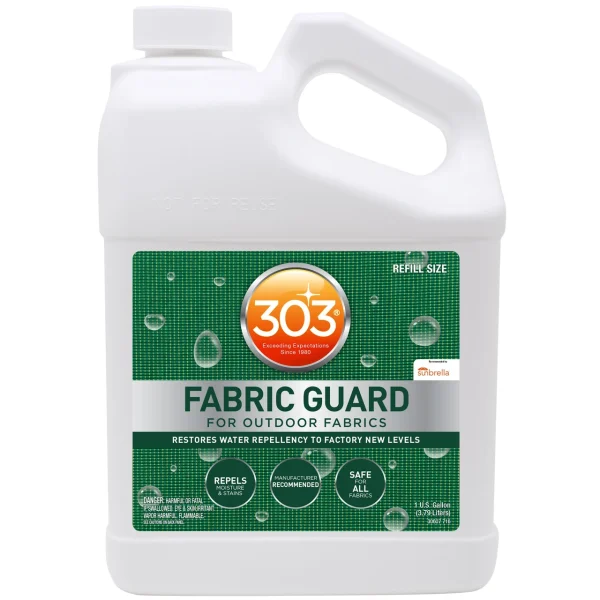 303 Fabric Guard - For Outdoor Fabrics - Repels Moisture & Stains 128 Oz (30607)