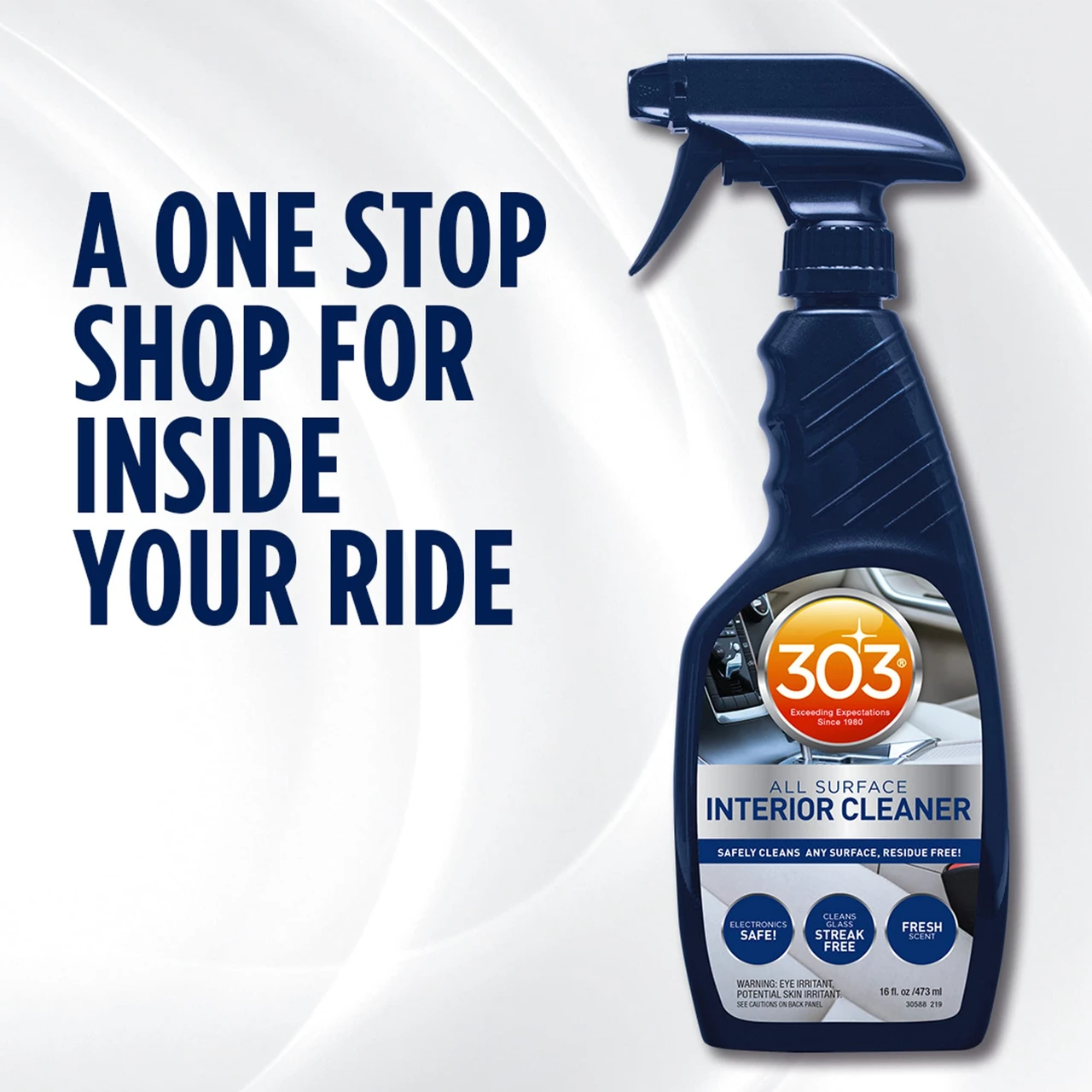 303 Interior Cleaner - Safely Cleans Any Surface, Residue Free, 16 Fl Oz (30588) — product image 2