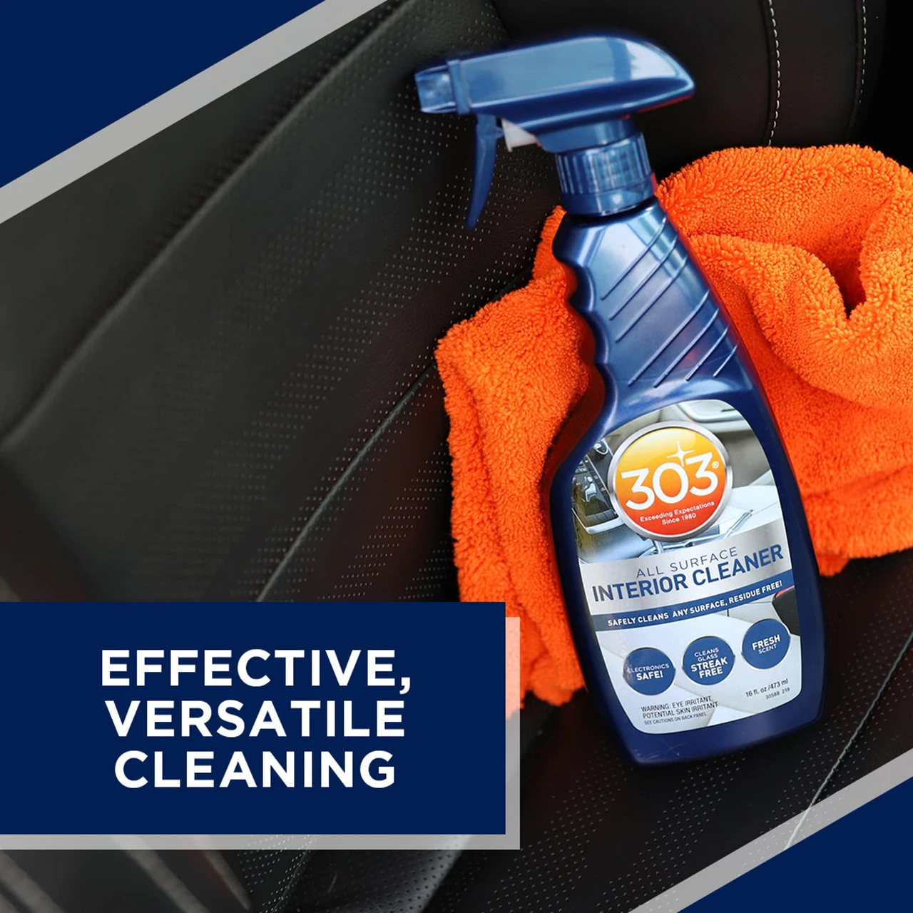 303 Interior Cleaner - Safely Cleans Any Surface, Residue Free, 16 Fl Oz (30588) — product image 3