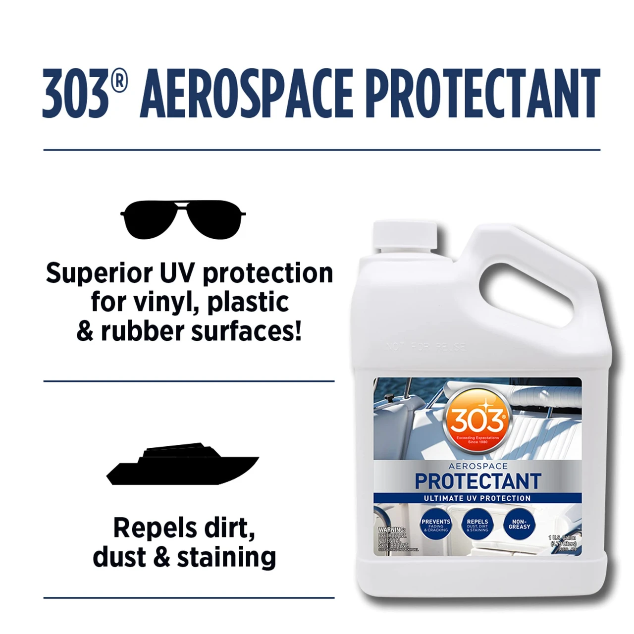 303 Marine Aerospace Protectant Trigger Sprayer 128 Fl. Oz. (30370) — product image 3