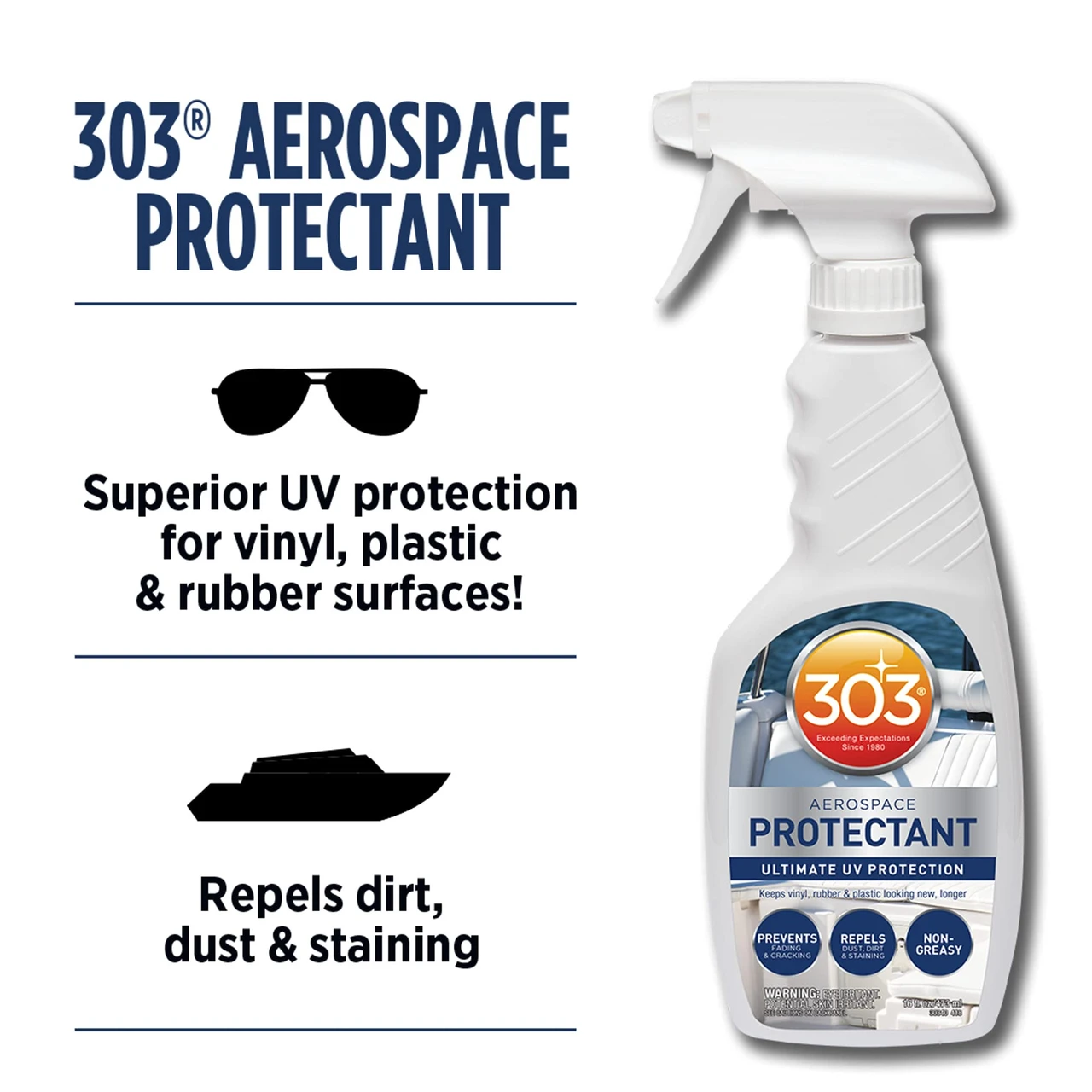 303 Marine Aerospace Protectant Trigger Sprayer 16 Fl. Oz. (30340) — product image 3