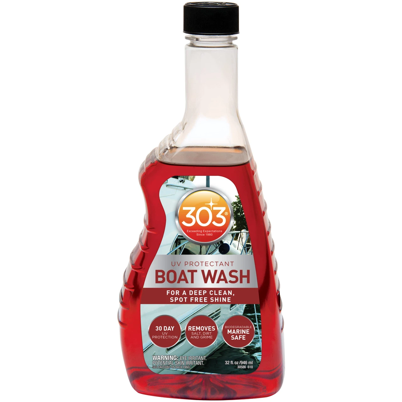 303 Marine Boat Wash With Uv Protectant - For A Deep Clean, 32 Fl. Oz. (30586)
