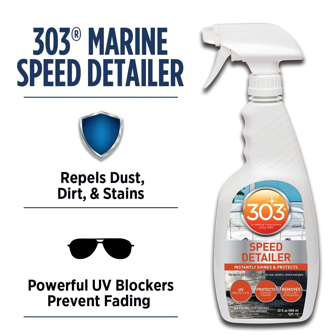 303 Marine Speed Vehicle Detailer - Instantly Shines And Protects, 32 Oz (30205) — product image 4