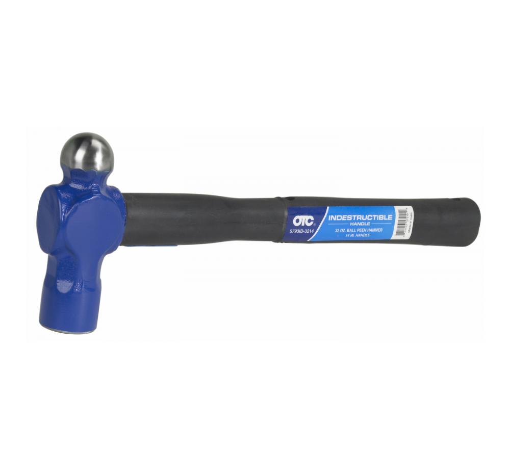 32 oz., 14 in. Ball Pein Hammer, Indestructible Handle