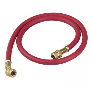 36" Standard Red Hose 1/4 FFL X 1/4 FFL Standard Fittings