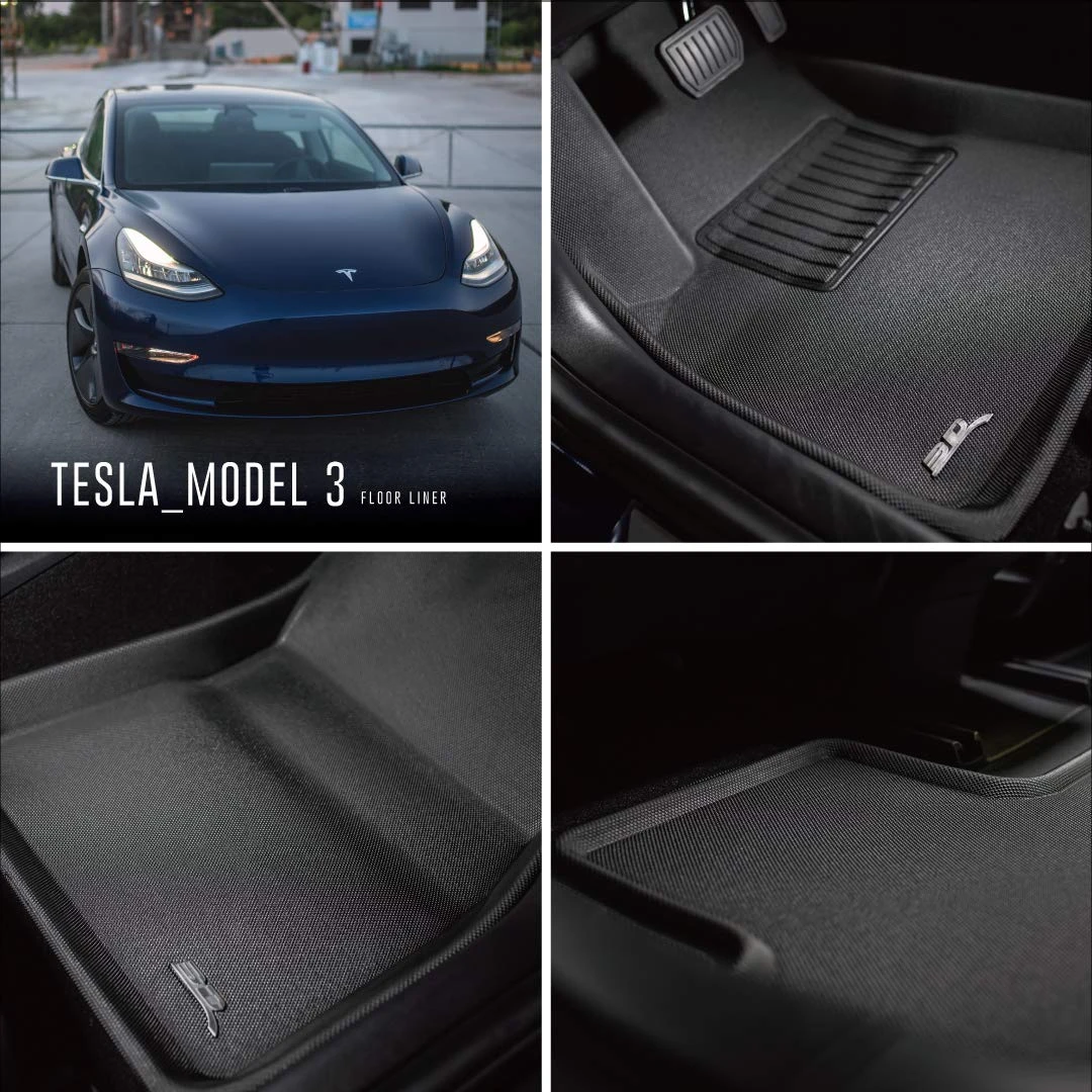 3D MAXpider 1St Row 2Nd Row Custom Fit Kagu Floor Mat, Black (L1TL00401509) — product image 4