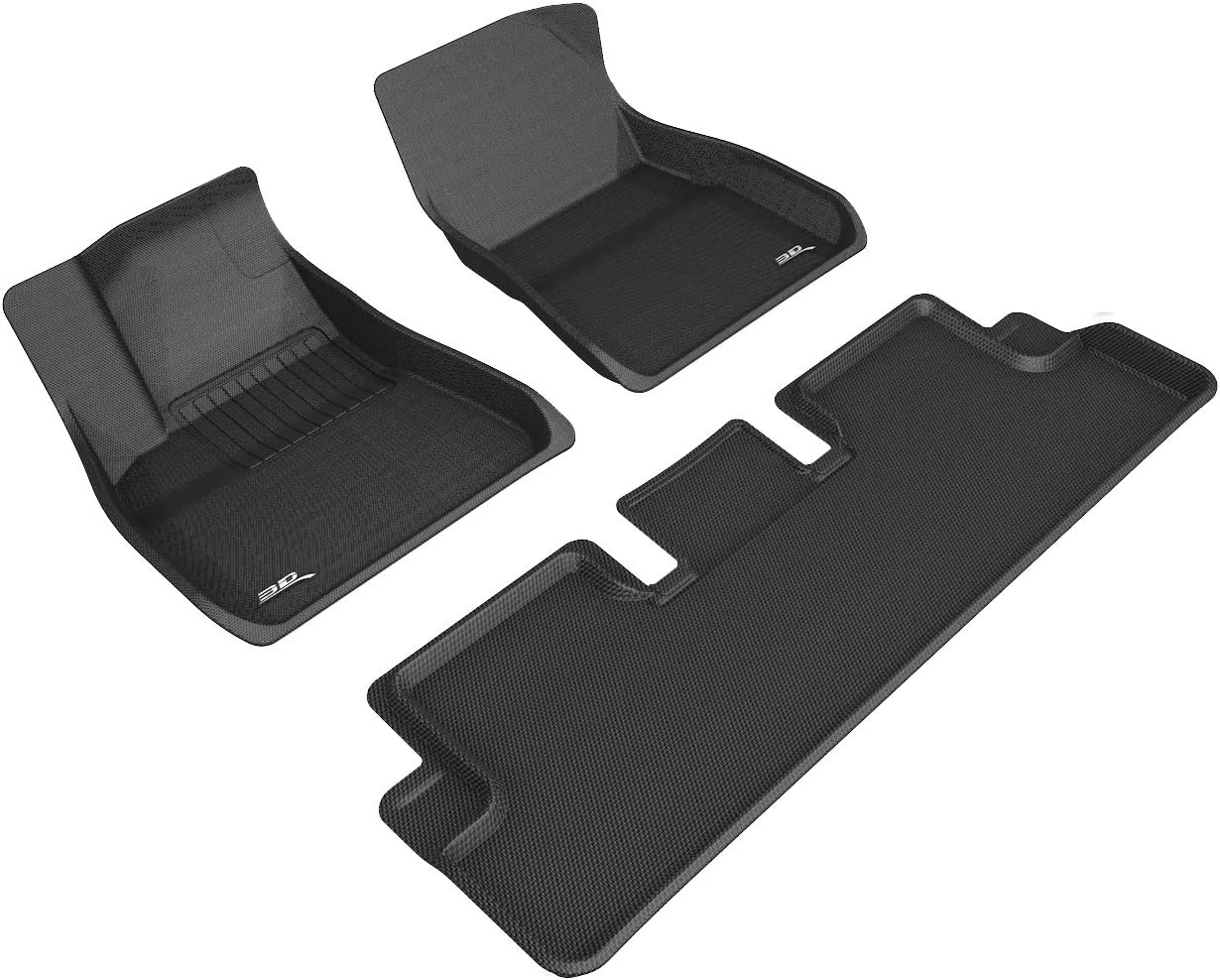 3D MAXpider 1St Row 2Nd Row Custom Fit Kagu Floor Mat, Black (L1TL01601509) — product image 2