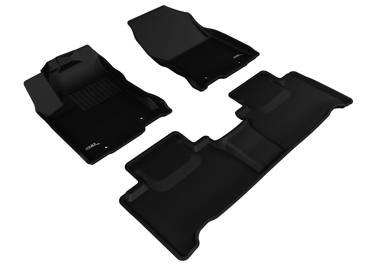 3D MAXpider All-Weather Floor Mats For 1St & 2Nd Row, Black (L1LX05101509) — product image 2
