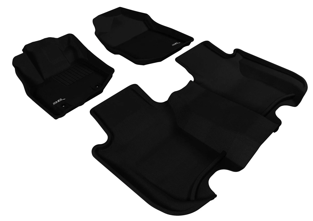 3D MAXpider Complete Set Custom Fit All-Weather Floor Mat, Black (L1HD04201509) — product image 2
