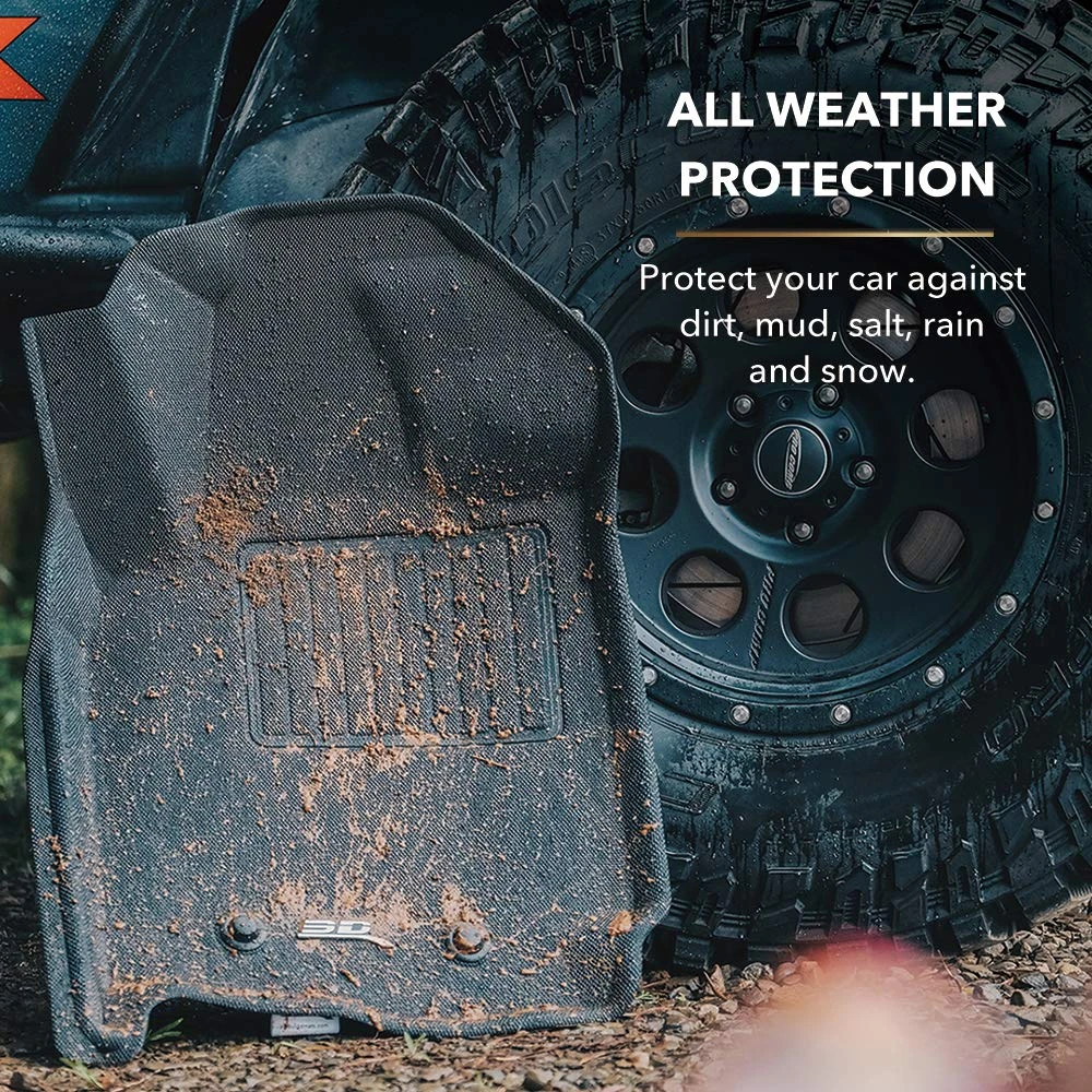 3D MAXpider Complete Set Custom Fit All-Weather Floor Mat, Black (L1HD04801509) — product image 5