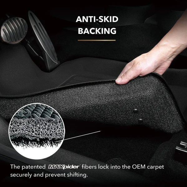 3D MAXpider Complete Set Custom Fit All-Weather Floor Mat, Black (L1TY13401509)