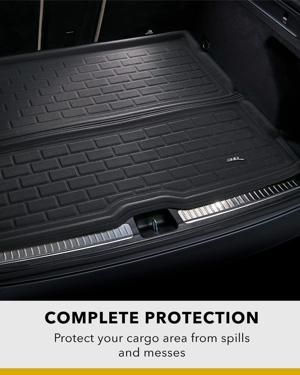3D MAXpider Custom Fit Kagu Cargo Liner Floor Mat, Black (M1TL0191309) — product image 3