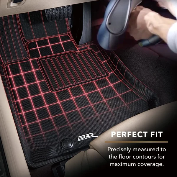 3D MAXpider Custom Fit Kagu Floor Mat (Black) (L1TY28301509)