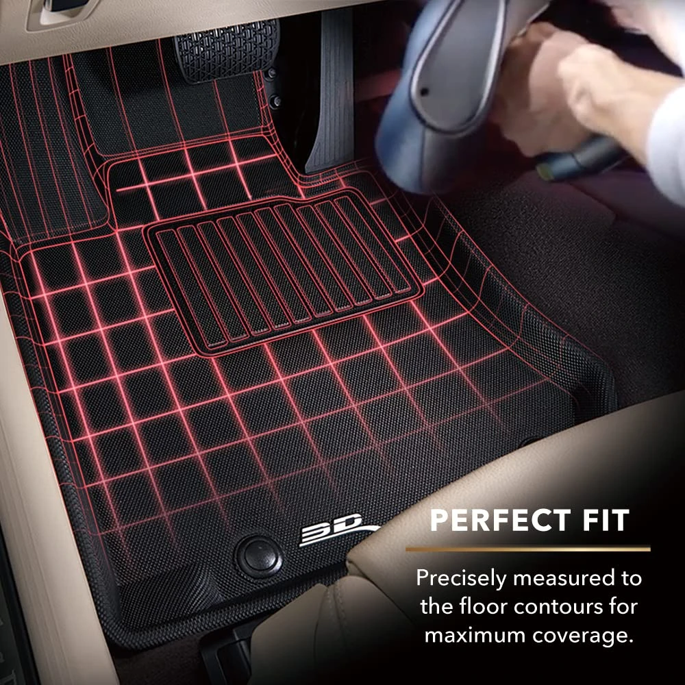 3D MAXpider Custom Fit Kagu Floor Mat (Black) (L1TY28301509)