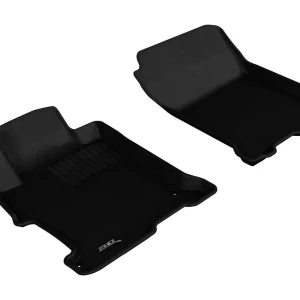 3D MAXpider Front Row Custom Fit All-Weather Floor Mat, Black (L1HD04811509)