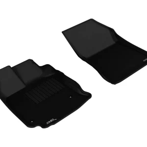 3D MAXpider Front Row Custom Fit All-Weather Floor Mat, Black (L1TY13411509)