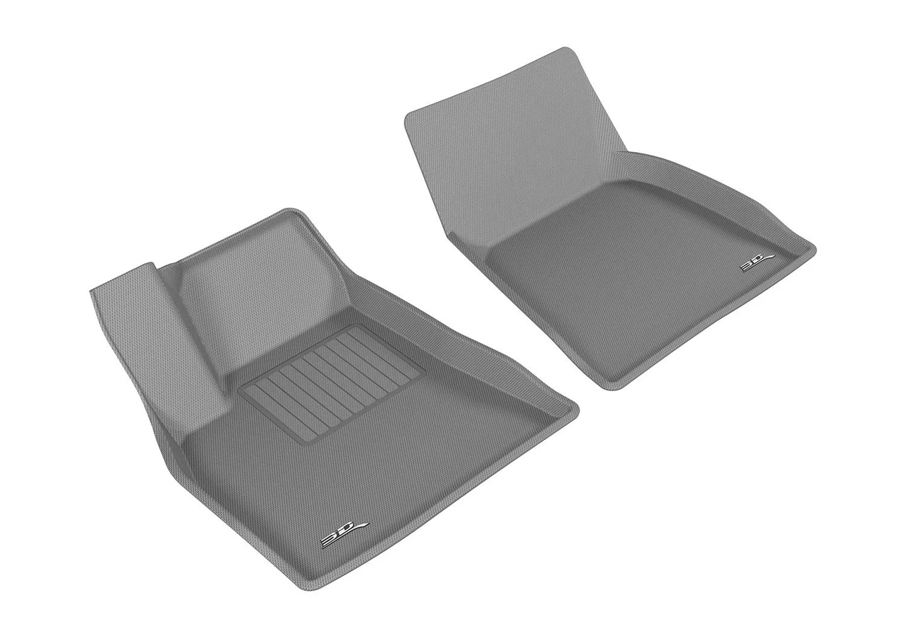 3D MAXpider Front Row Custom Fit All-Weather Floor Mat, Gray (L1TL00011501) — product image 2