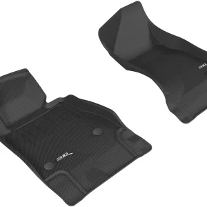 3D MAXpider Front Row Custom Fit Kagu Floor Mat, Black (L1CH06911509)
