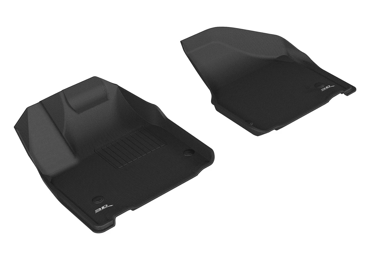 3D MAXpider Front Row Custom Fit Kagu Floor Mat, Black (L1CY00511509)