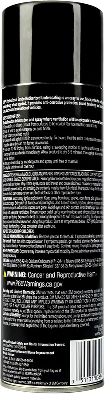 3M 16 oz Professional Grade Rubberized Undercoating (03584) — product image 3