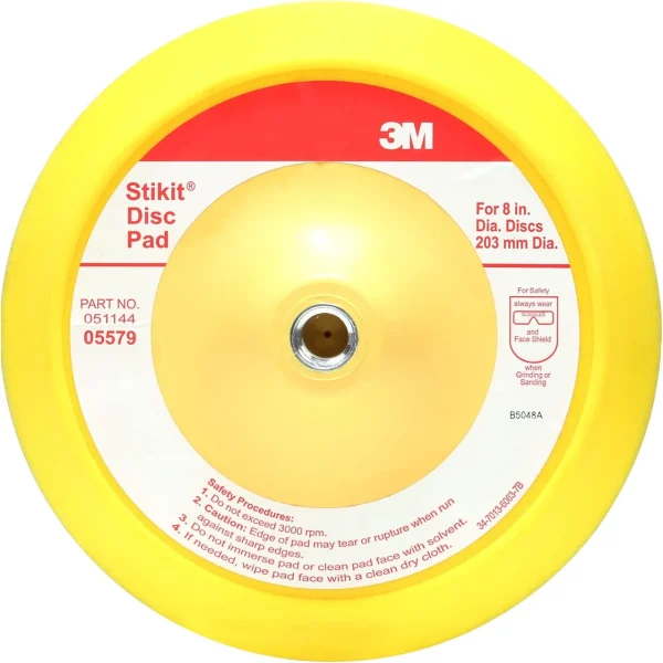 3M 8" Stikit Abrasive Disc Back-up Pad (05579)