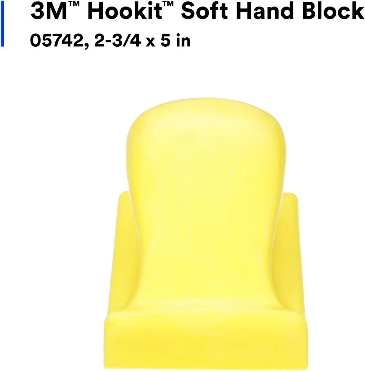 3M 2-3/4" x 5" Hookit Soft Hand Block (05742) — product image 2