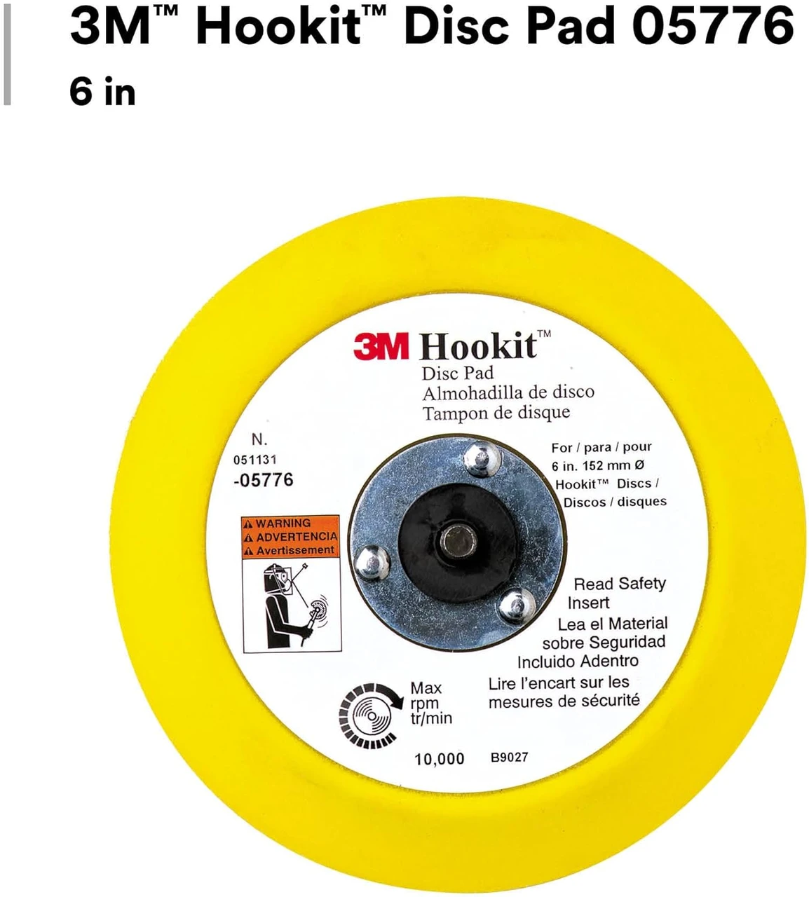 3M Hookit Abrasive Disc Pad (05776) — product image 3