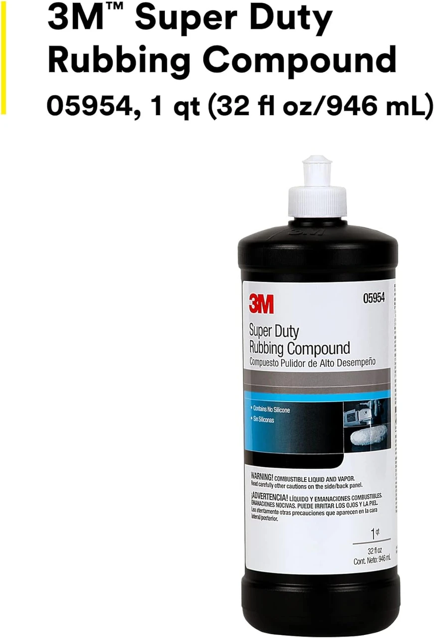 3M 1 Quart Super Duty Rubbing Compound (05954) — product image 3