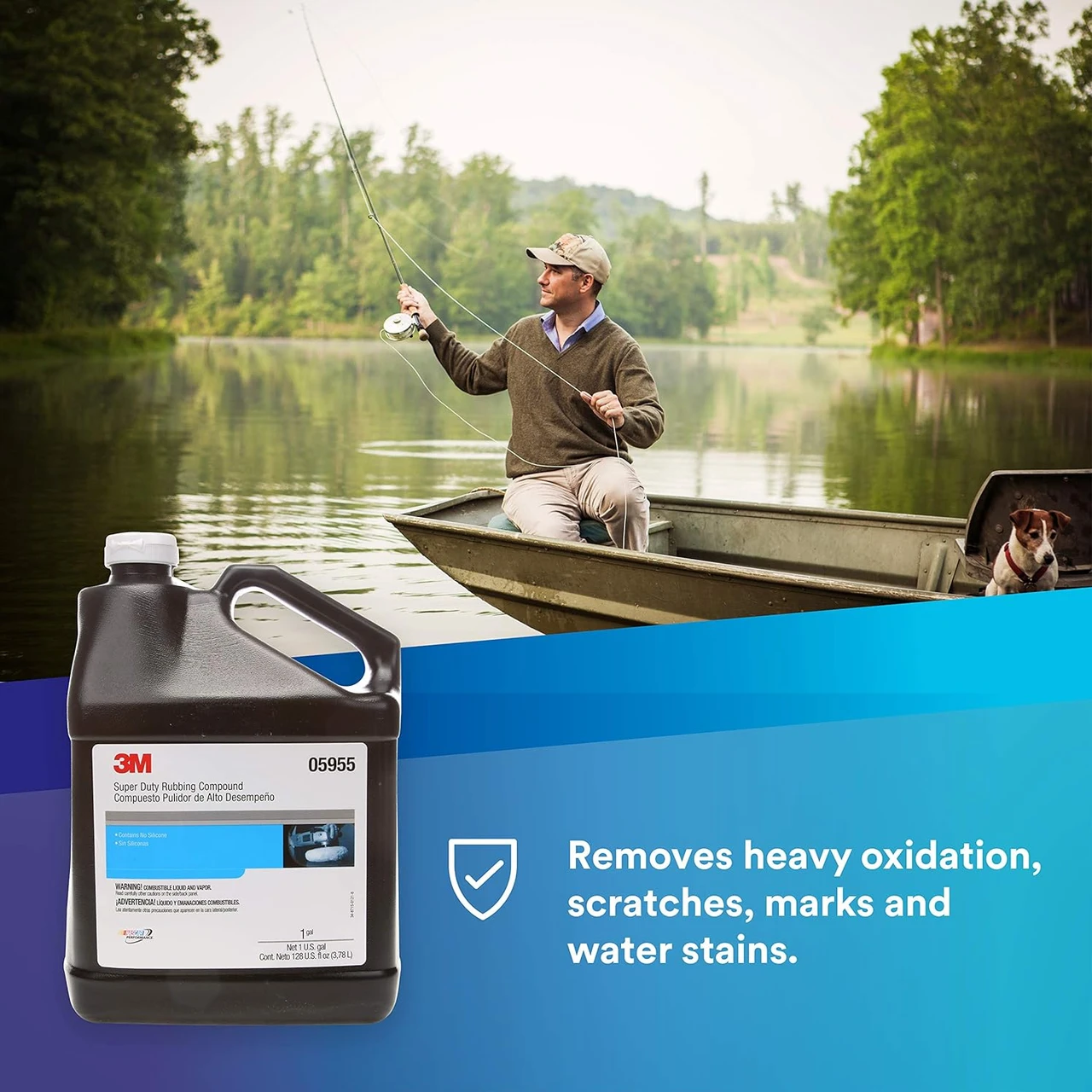 3M 1 Gallon Super Duty Rubbing Compound (05955) — product image 3