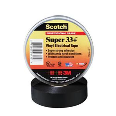3M 3/4" X 66' Scotch Super 33+ Vinyl Electrical Tape (06132)
