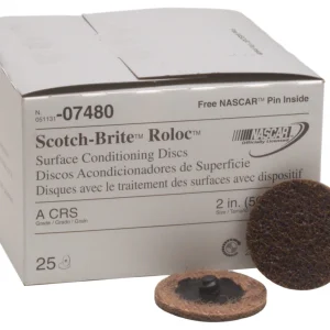 3M 2" Scotch-Brite Roloc Coarse Surface Conditioning Disc (07480)