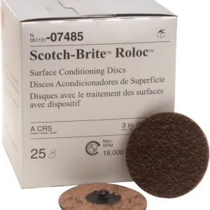 3M 3" Coarse Scotch-Brite Roloc Surface Conditioning Disc (07485)