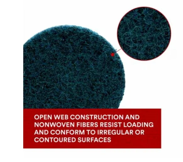 3M 3" Very Fine Scotch-Brite Roloc Surface Conditioning Disc (07513) — product image 2