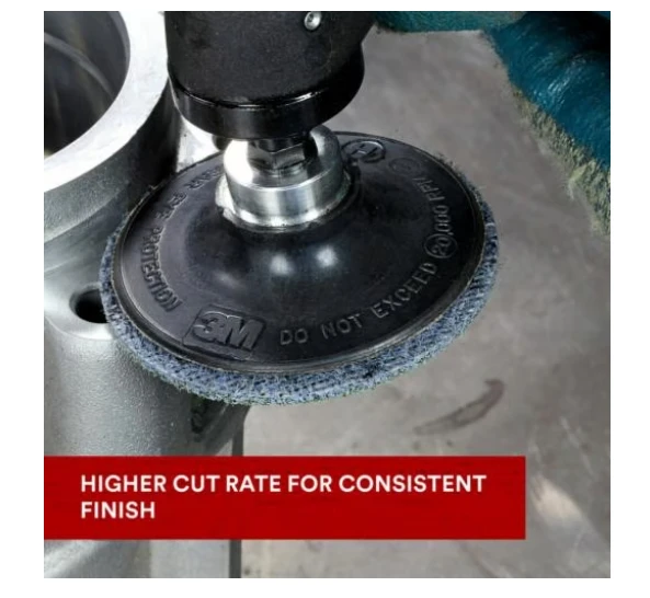 3M 3" Very Fine Scotch-Brite Roloc Surface Conditioning Disc (07513) — product image 6