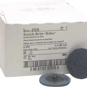 3M 2" Very Fine Scotch-Brite Roloc Surface Conditioning Disc (07515)