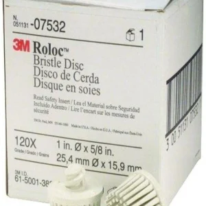 3M 1" White Roloc Fine Bristle Disc (07532)