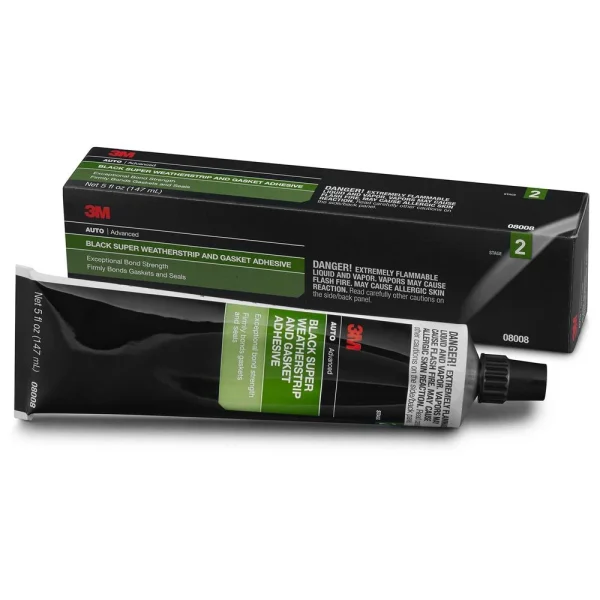 3M 5 oz Black Super Weatherstrip & Gasket Adhesive (08008)