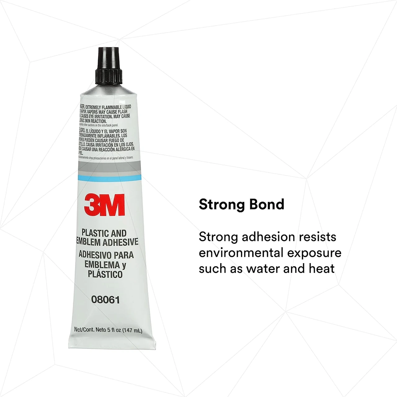3M 5 oz. Tube Plastic and Emblem Adhesive (08061) — product image 2