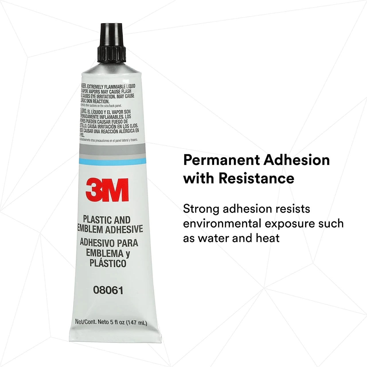 3M 5 oz. Tube Plastic and Emblem Adhesive (08061) — product image 3