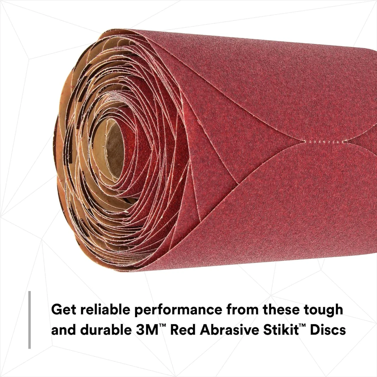 3M 6" P600 Red Abrasive Stikit Disc (1106) — product image 4