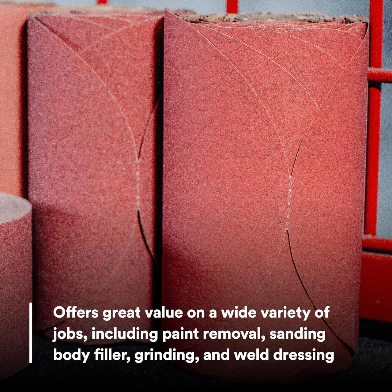 3M 6" P600 Red Abrasive Stikit Disc (1106) — product image 5