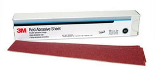 3M 2-3/4" X 16-1/2" P180 Hookit Red Abrasive Sheet 316U (1179)