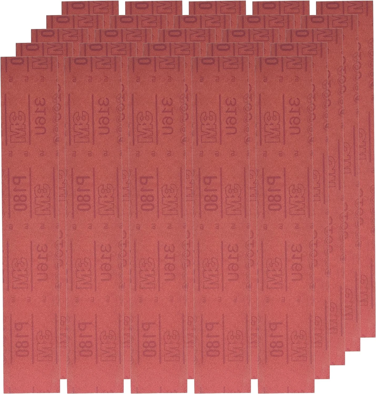 3M 2-3/4" X 16-1/2" P180 Hookit Red Abrasive Sheet 316U (1179) — product image 2