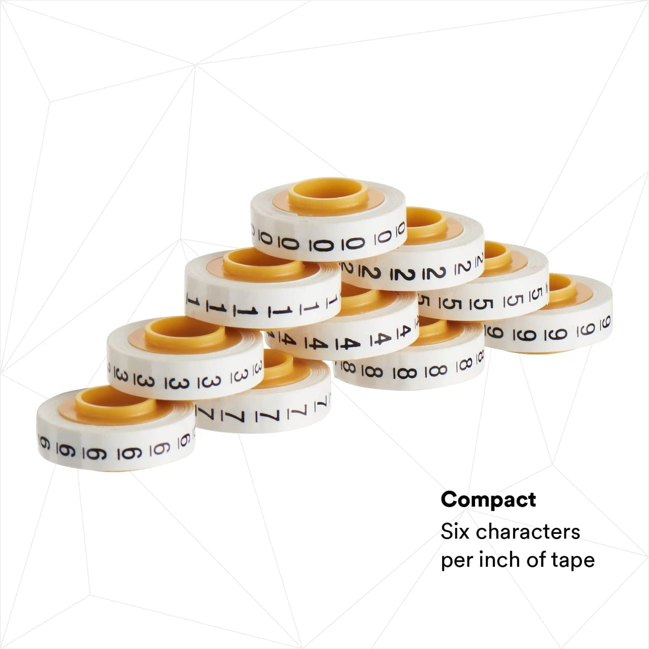 3M 0-9 ScotchCode Wire Marker Tape Dispenser (12174) — product image 5