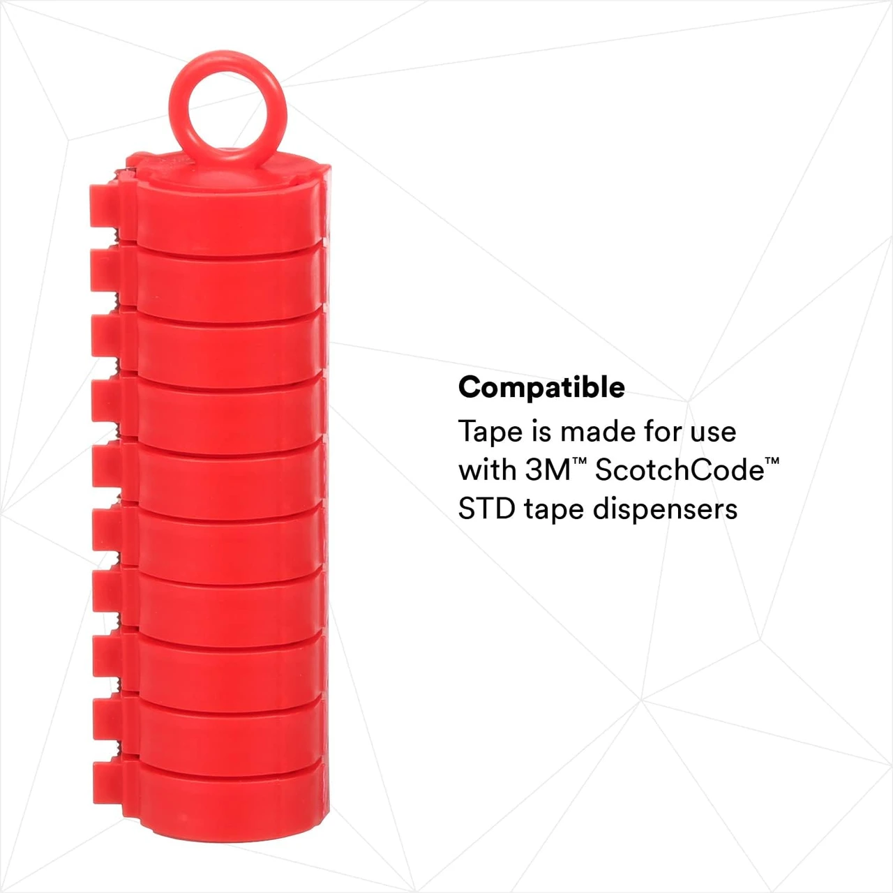 3M 0-9 ScotchCode Wire Marker Tape Dispenser (12174) — product image 6