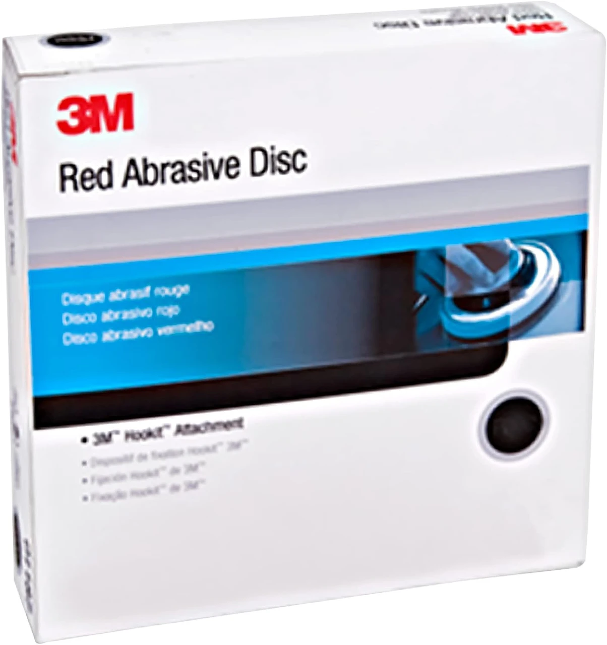 3M 6" P400 Hookit Red Abrasive Disc 316U (1218) — product image 2