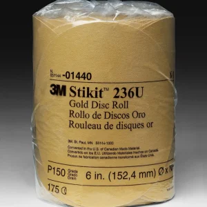 3M 6" P150A Stikit Gold Disc Roll (1440)