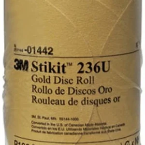 3M 6" P100A Stikit Gold Abrasive Disc Roll 236U (1442)