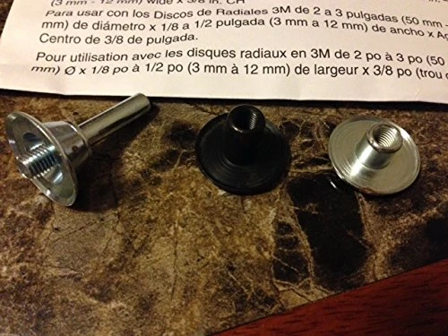 3M 1-3/4" X 1/4" X 1" Unitized Wheel Mandrel 990 (15012) — product image 3
